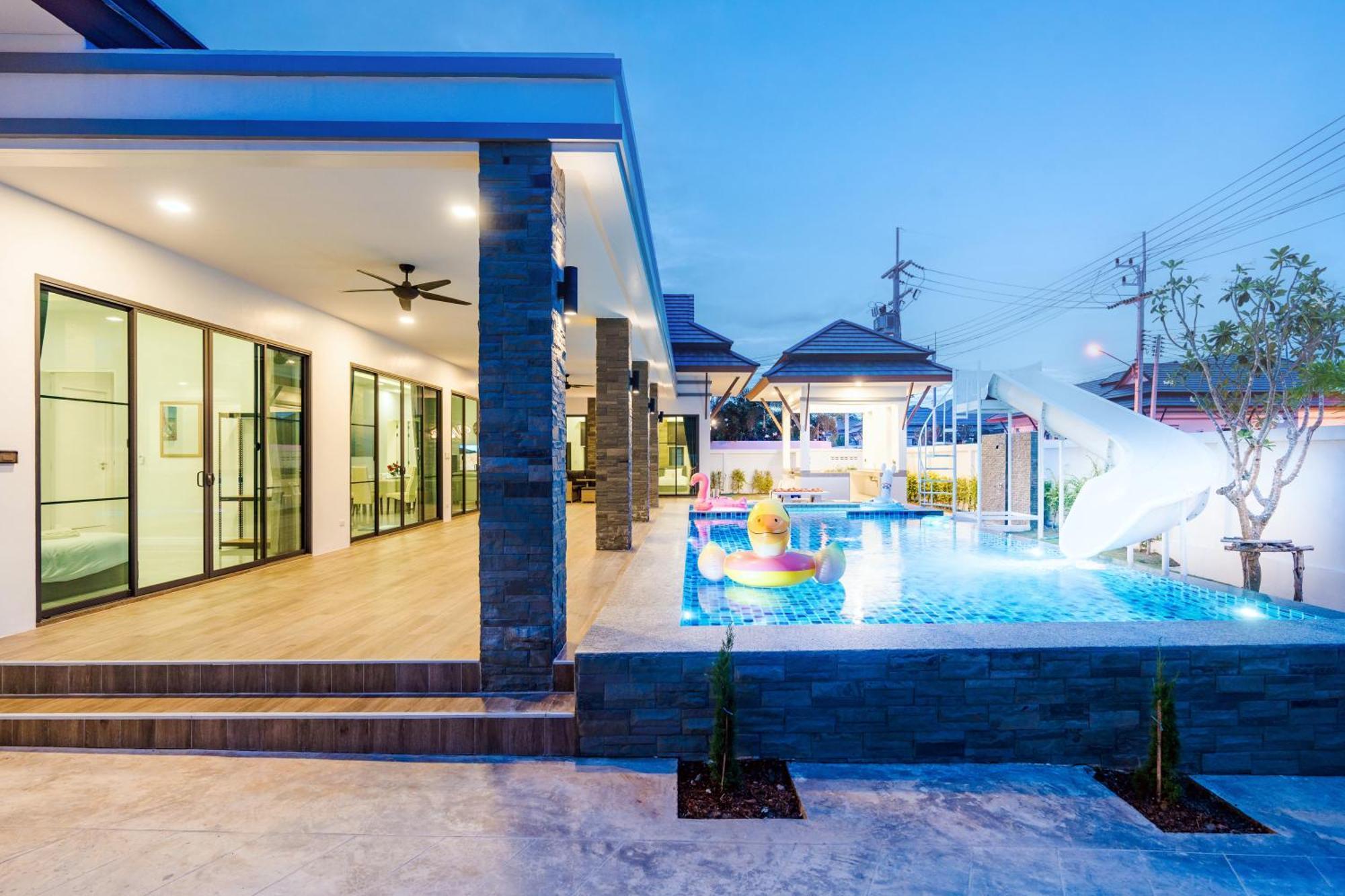 Viento Pool Villa Huahin 6 ห้องนอน Ban Bo Fai  Exterior foto