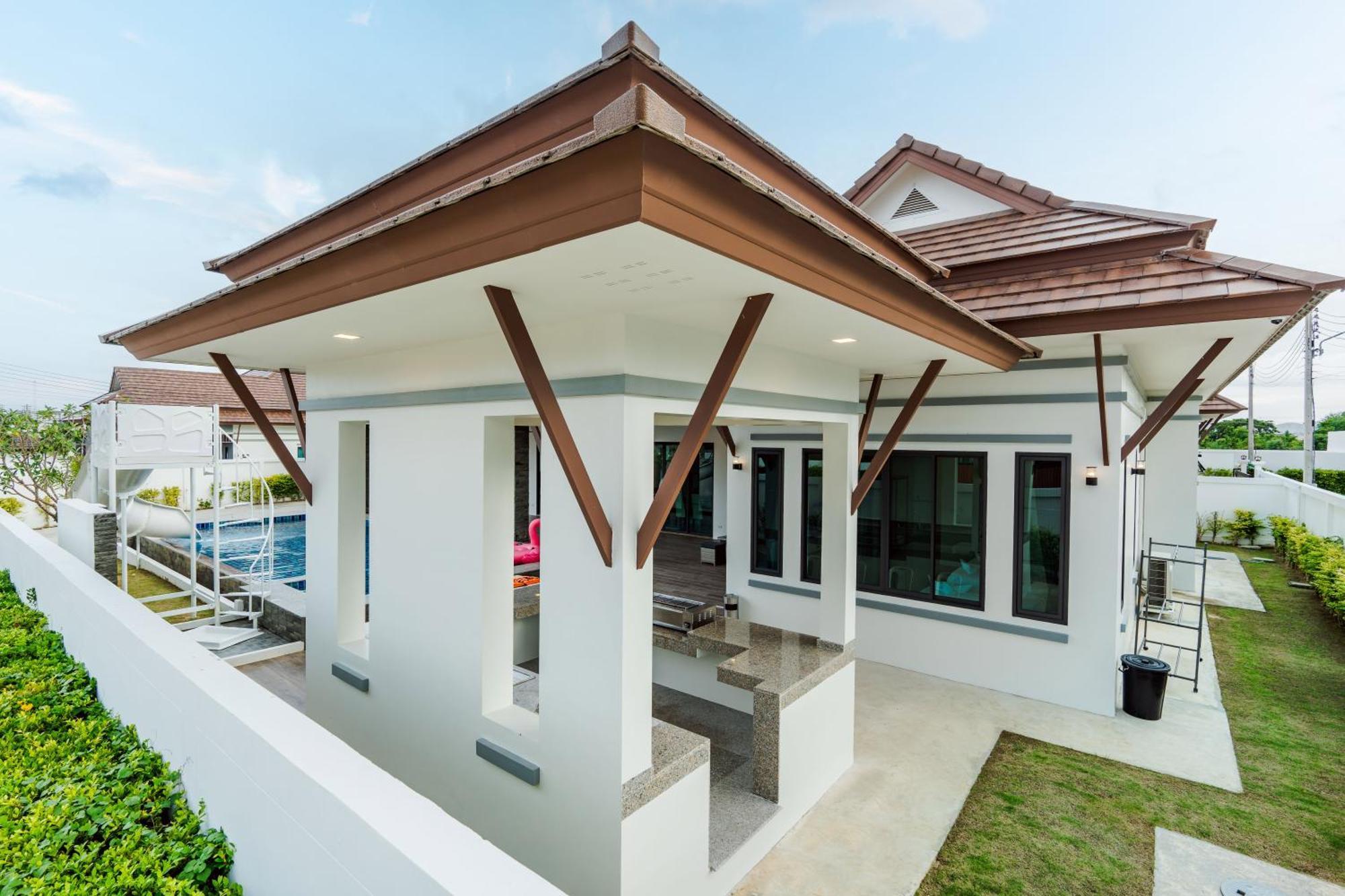 Viento Pool Villa Huahin 6 ห้องนอน Ban Bo Fai  Exterior foto