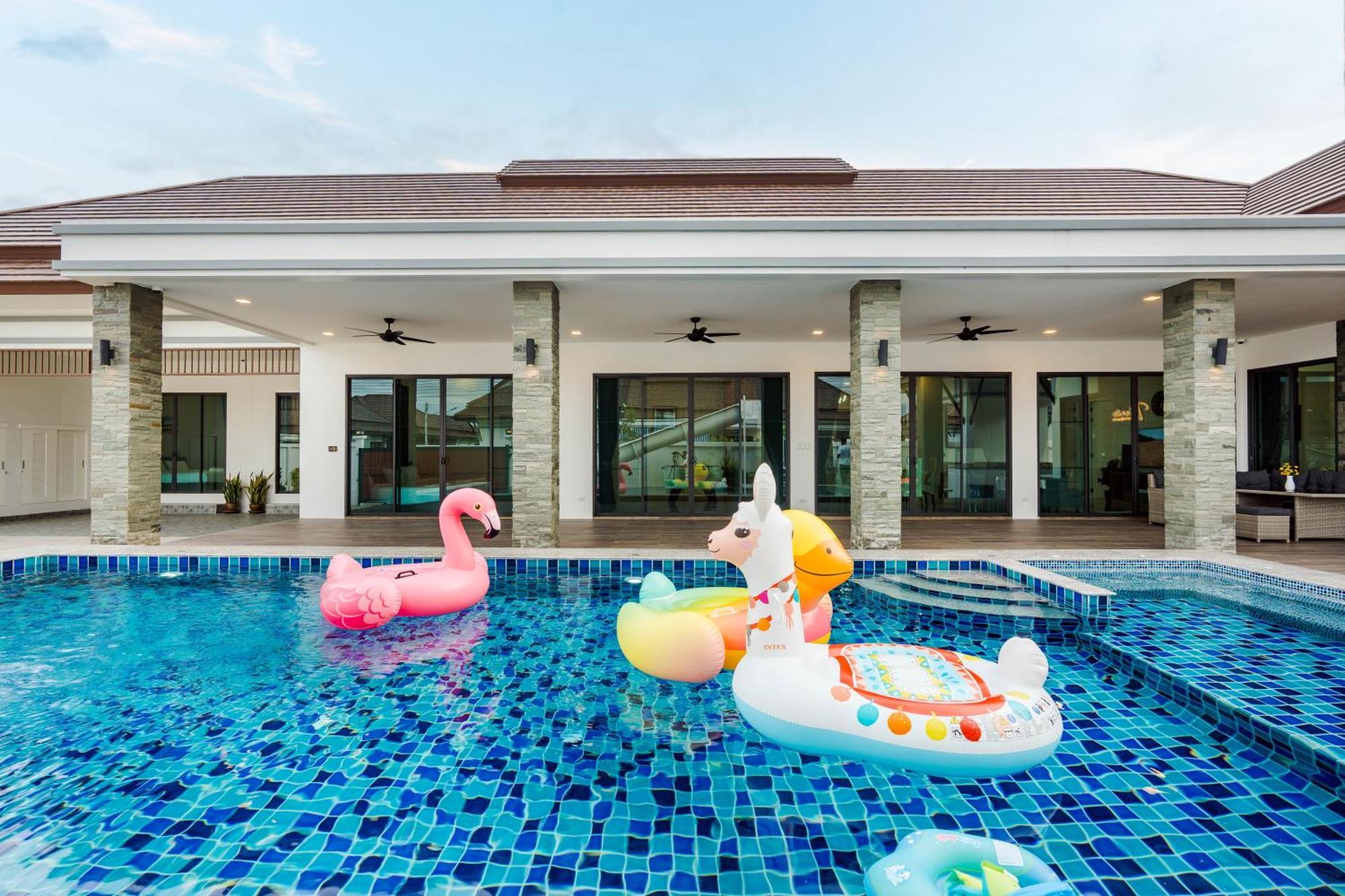 Viento Pool Villa Huahin 6 ห้องนอน Ban Bo Fai  Exterior foto