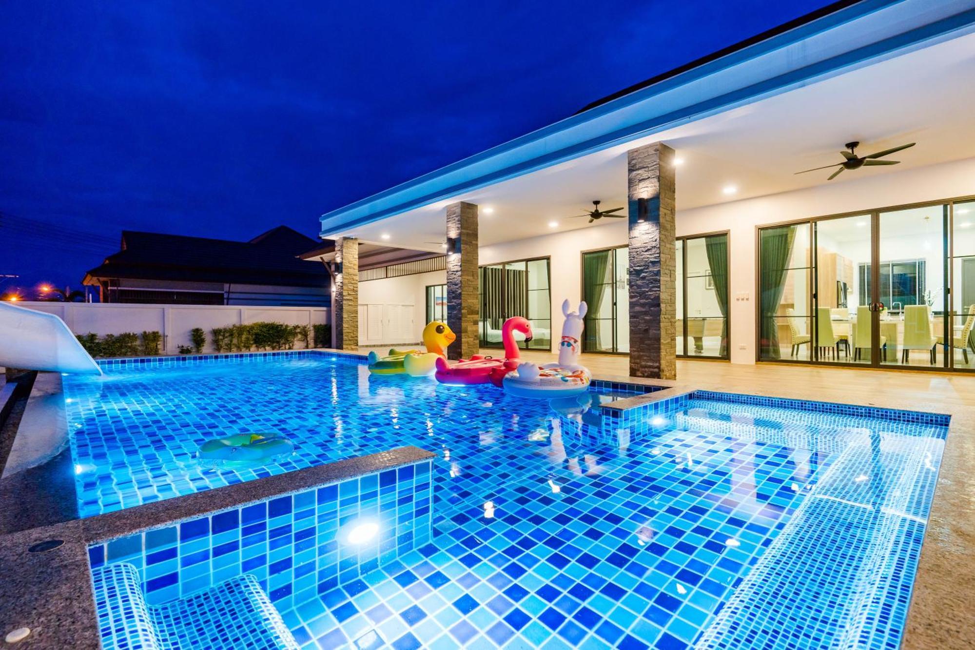 Viento Pool Villa Huahin 6 ห้องนอน Ban Bo Fai  Exterior foto