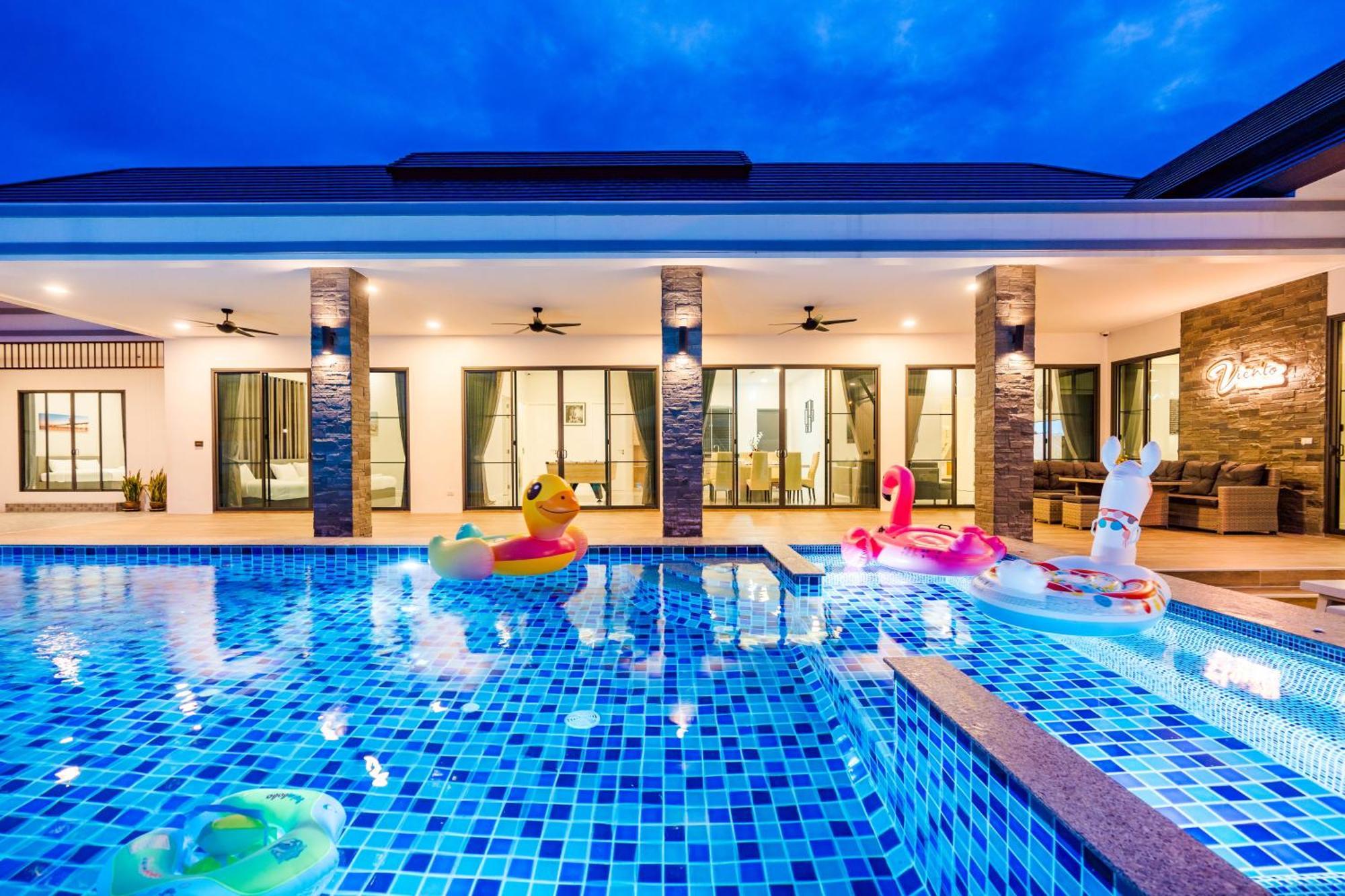 Viento Pool Villa Huahin 6 ห้องนอน Ban Bo Fai  Exterior foto