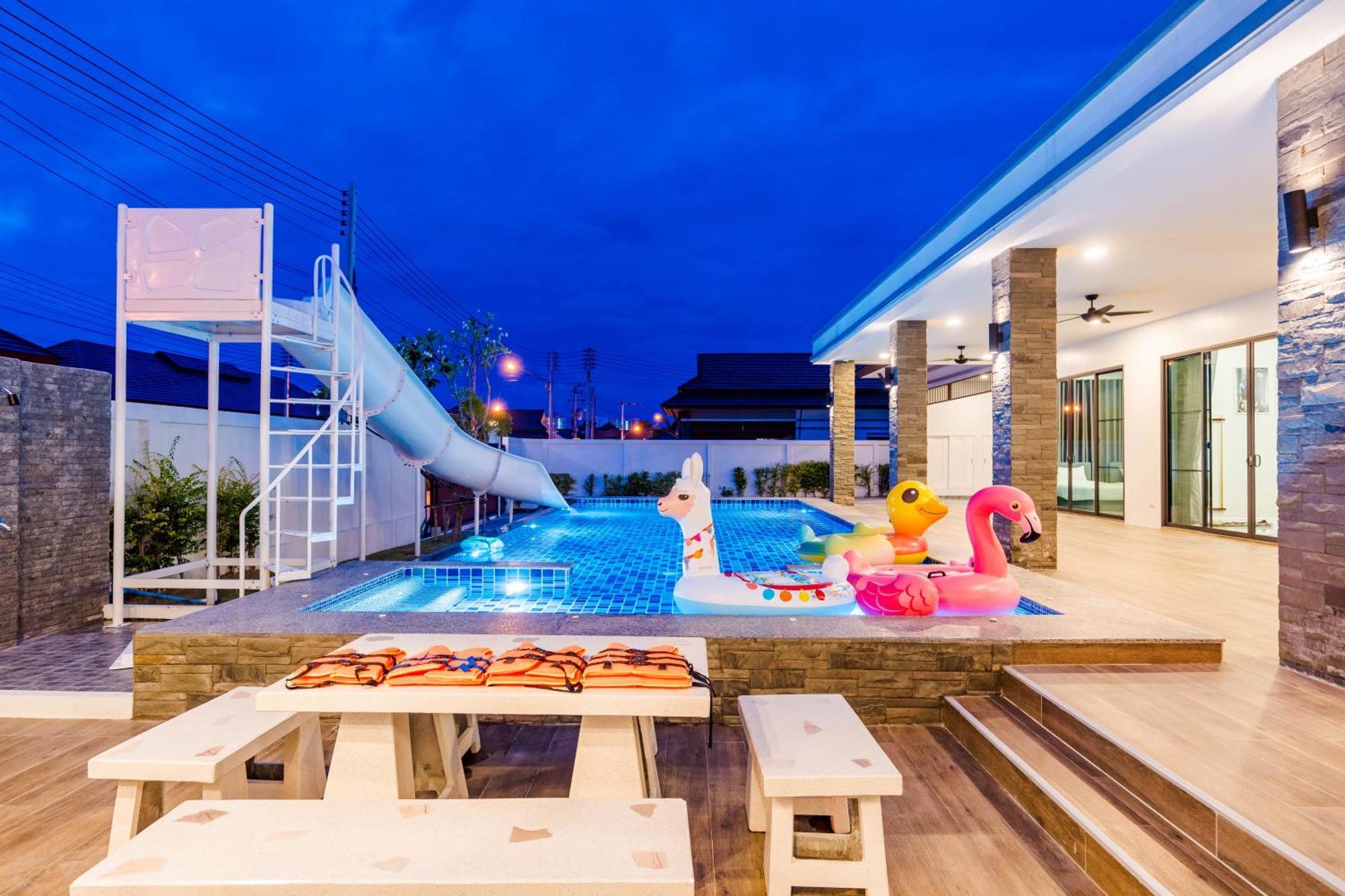 Viento Pool Villa Huahin 6 ห้องนอน Ban Bo Fai  Exterior foto