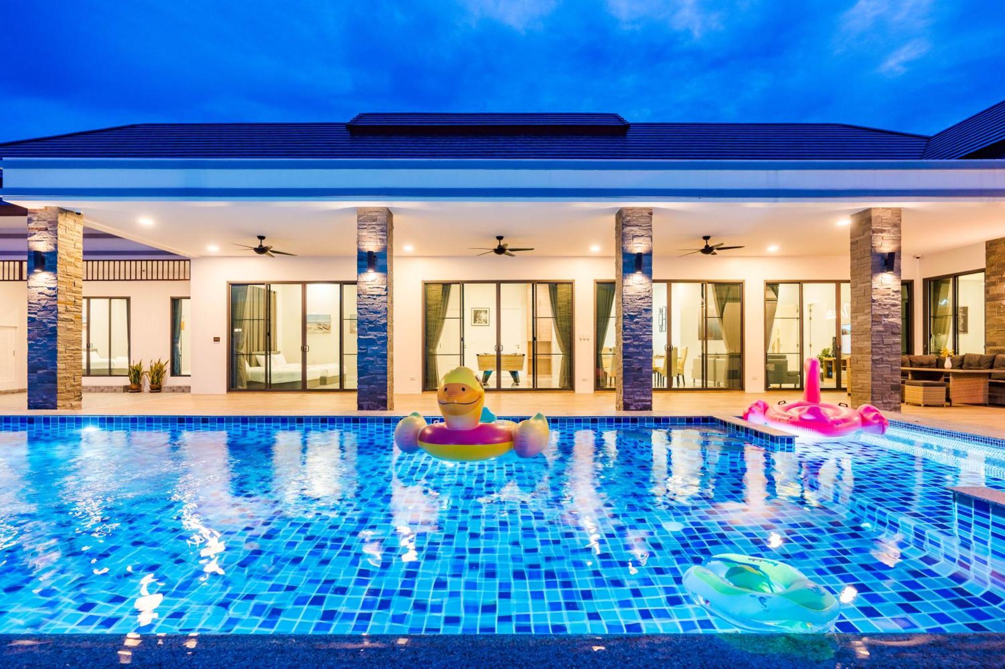 Viento Pool Villa Huahin 6 ห้องนอน Ban Bo Fai  Exterior foto