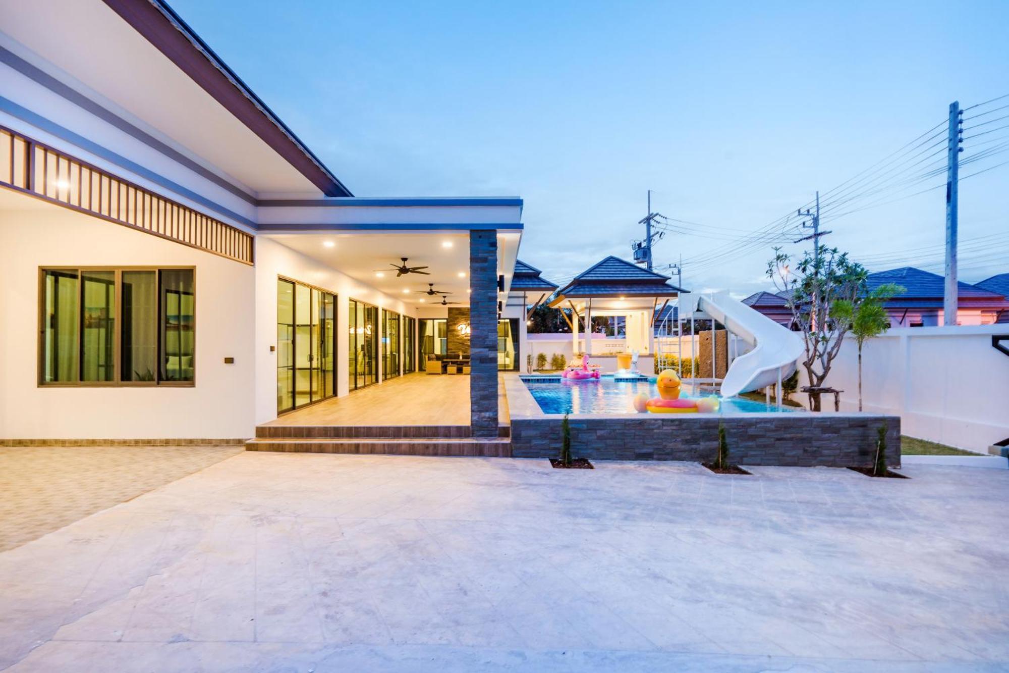 Viento Pool Villa Huahin 6 ห้องนอน Ban Bo Fai  Exterior foto